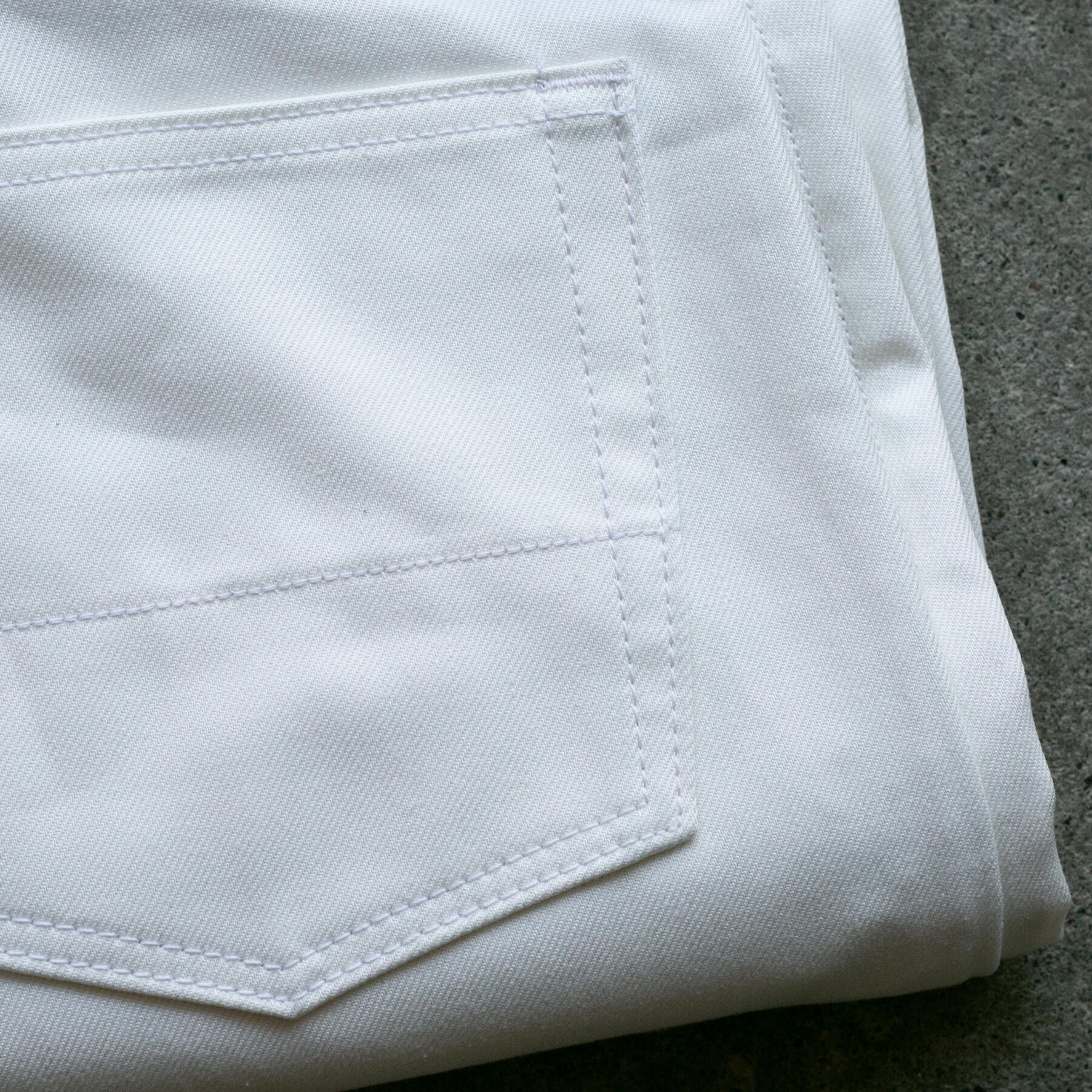 gustin #609 japan supima® selvedge - white