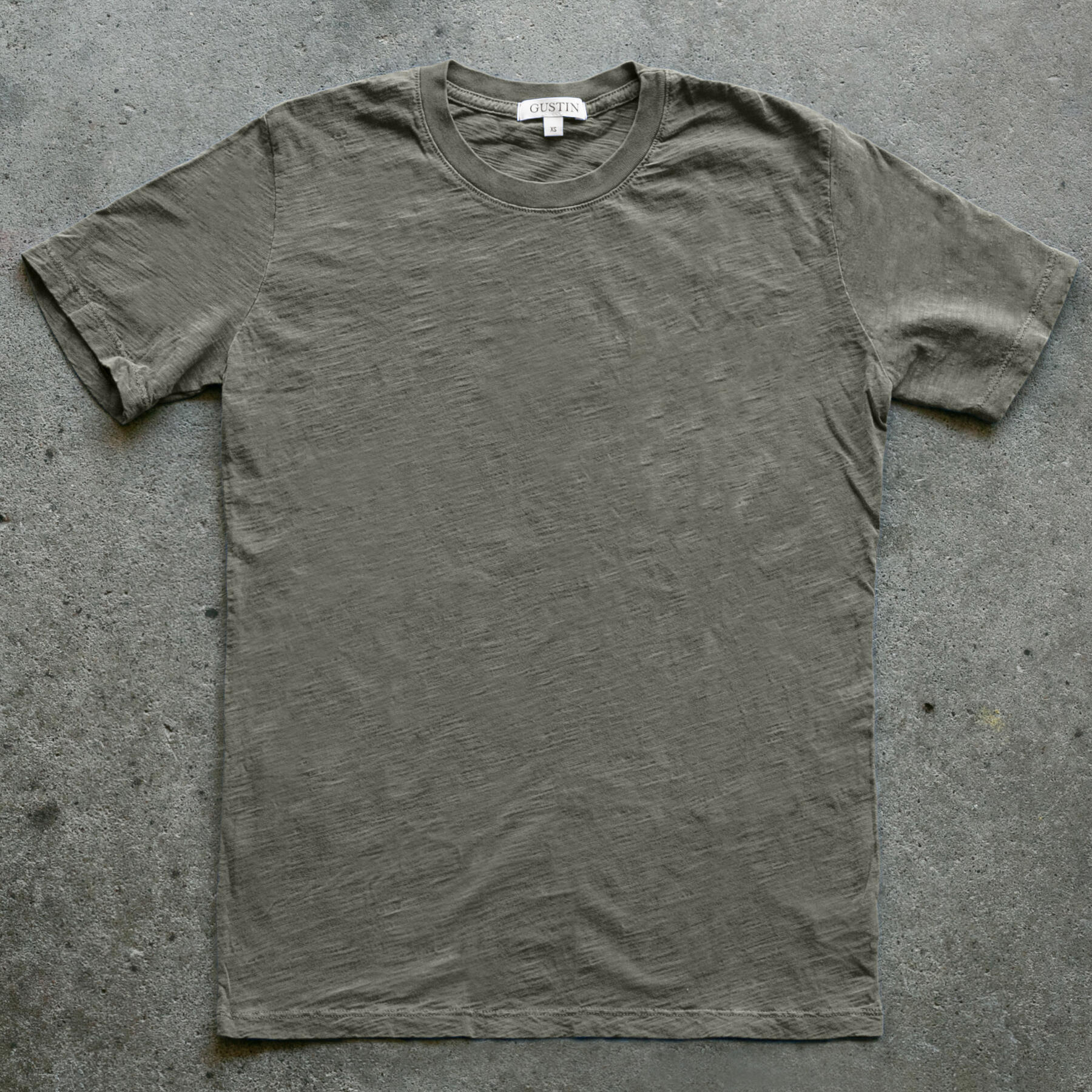 gustin slub t-shirt big 9 collection 2.0