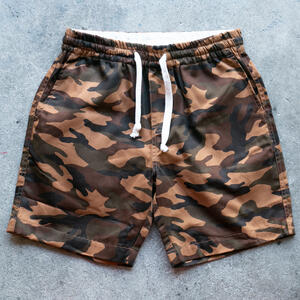 gustin #124 classic camo shorts - rust