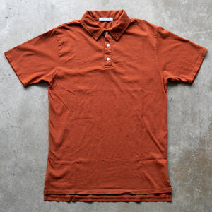 gustin classic jersey polo - burnt orange