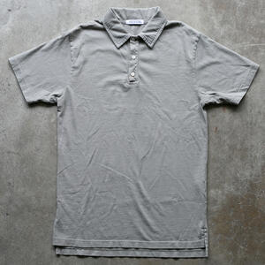 gustin classic jersey polo - green grey