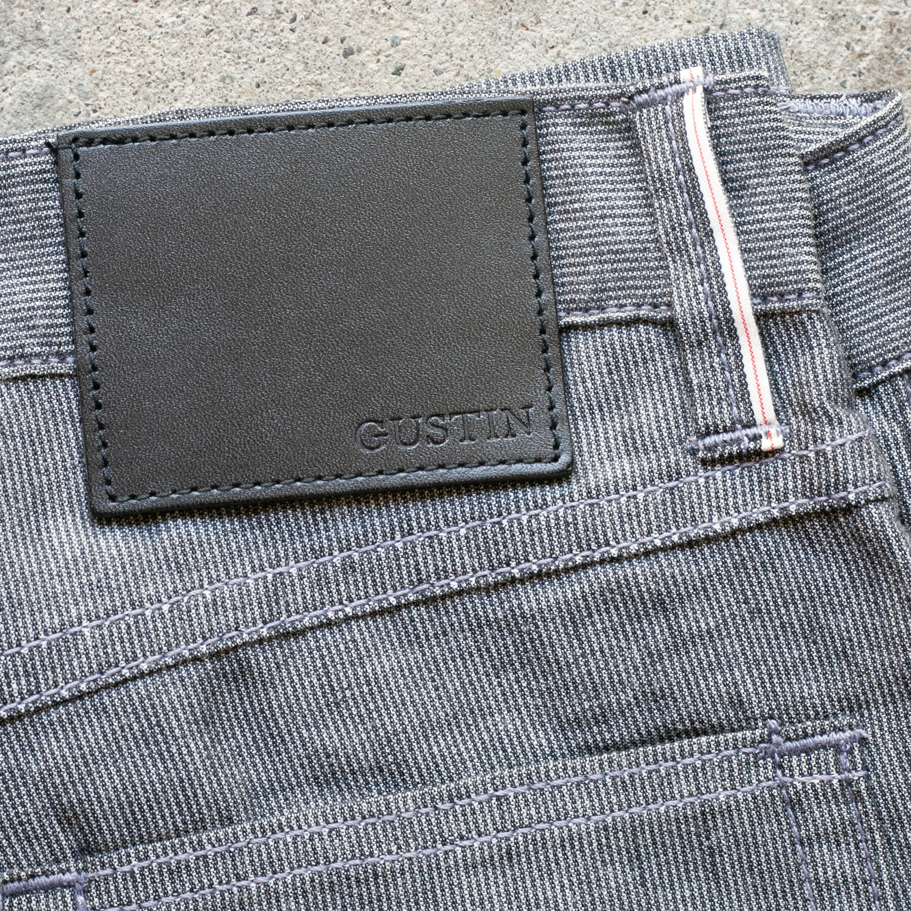 gustin #611 japan feather selvedge - vertical
