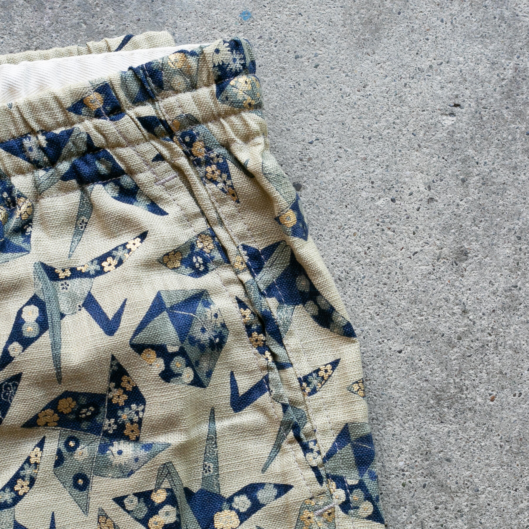 gustin #15 japan retro leisure origami joggers - khaki