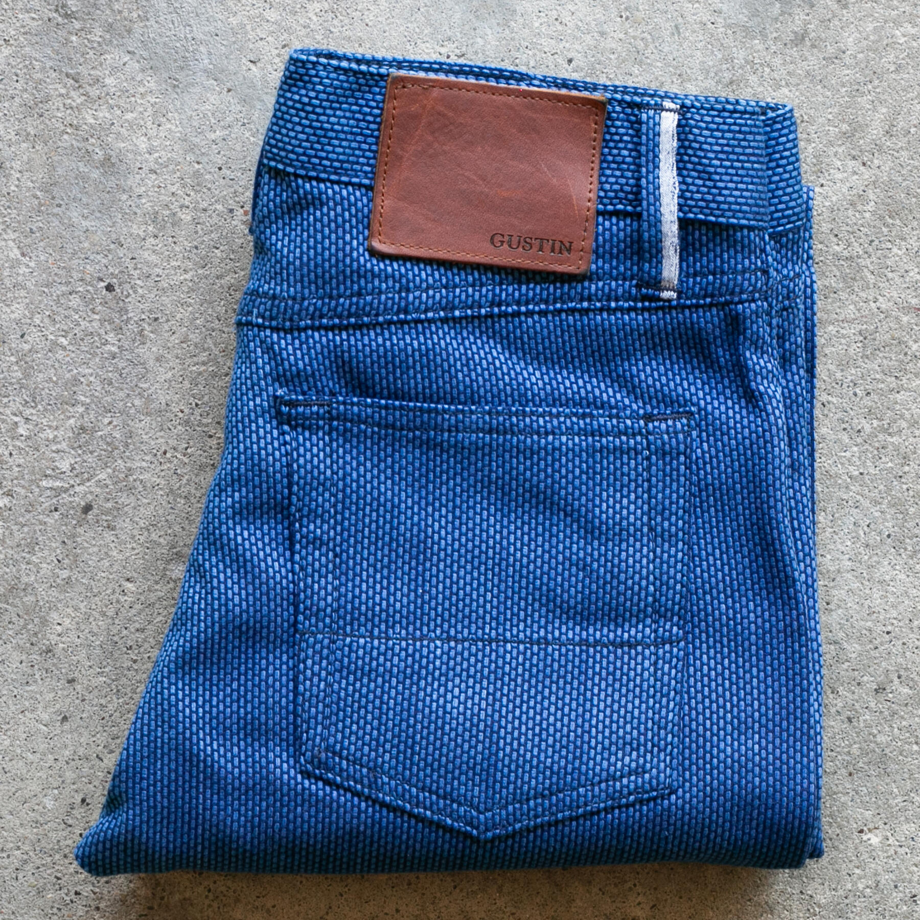 gustin #613 indigo sashiko selvedge
