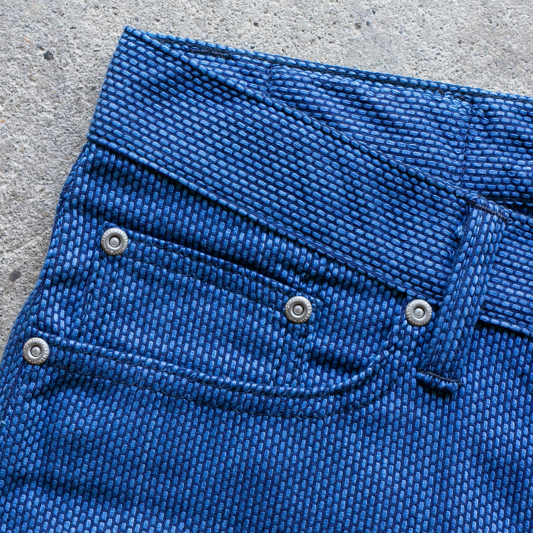 gustin #613 indigo sashiko selvedge