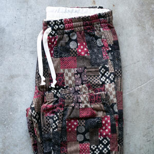 gustin #1 japan red patchwork joggers