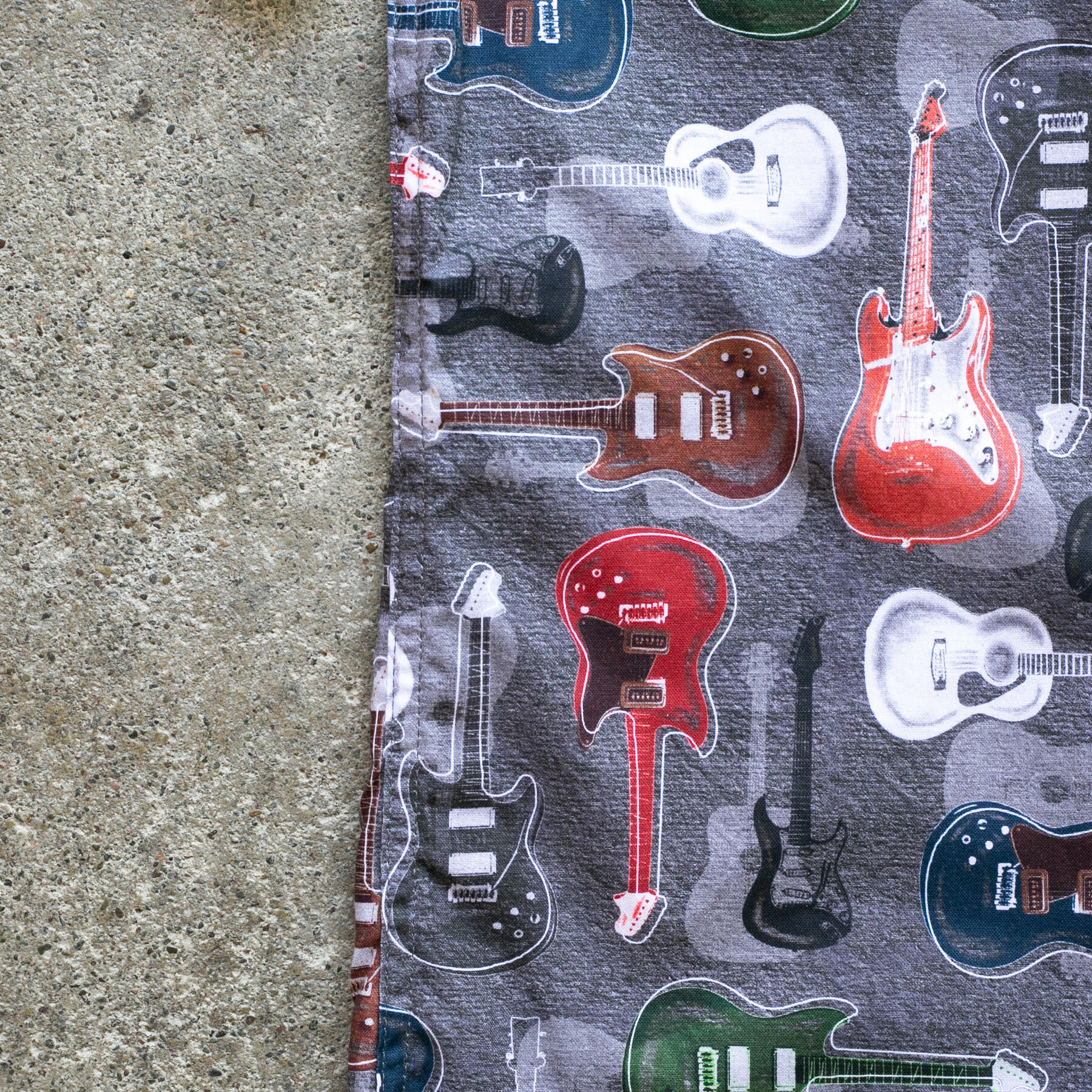 gustin #1291 guitars shirt - grey