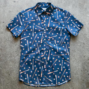 gustin #1293 baseball shirt - blue