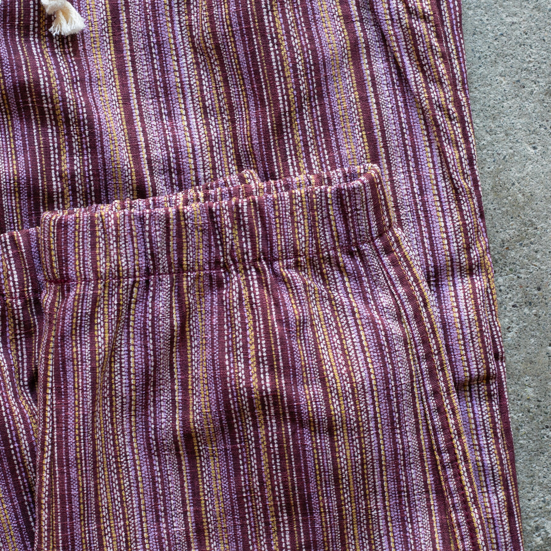 gustin #22 vintage color wall joggers - oxblood