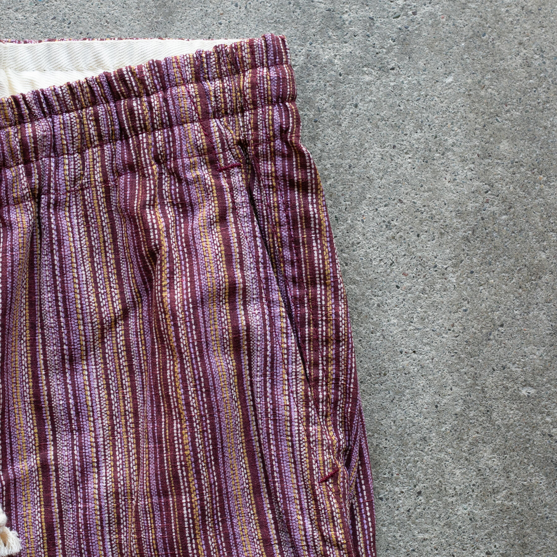 gustin #22 vintage color wall joggers - oxblood