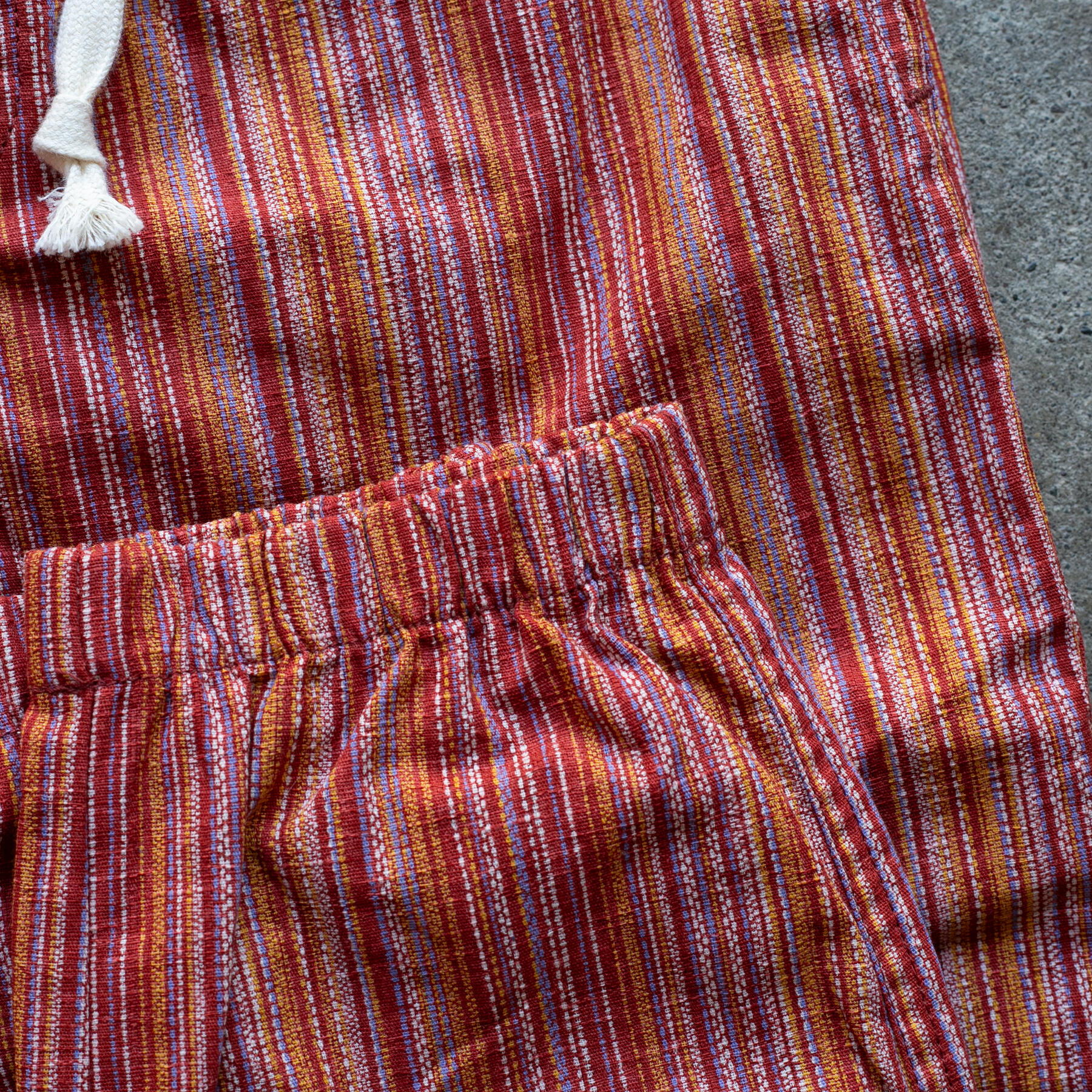 gustin vintage color wall joggers - sunset