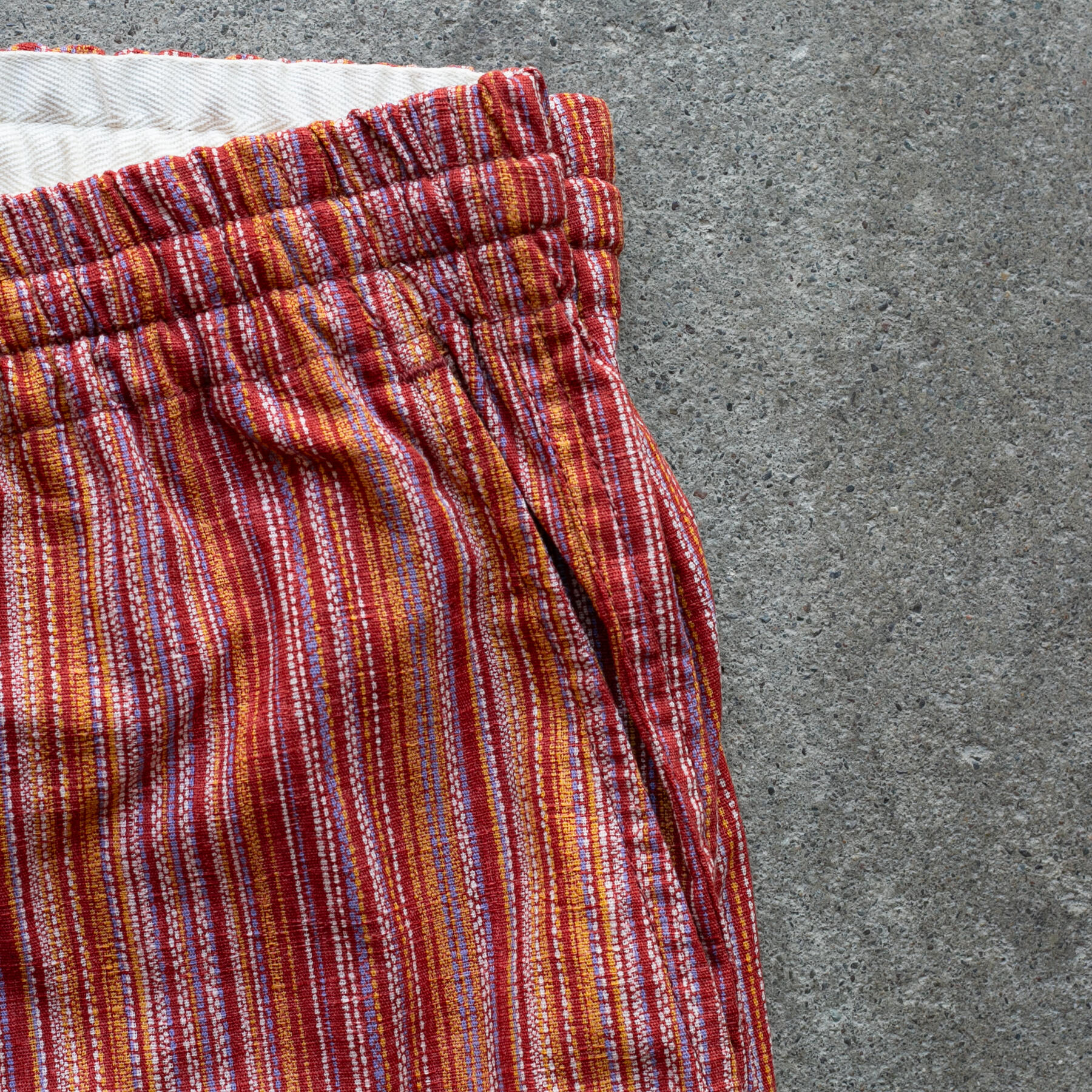 gustin vintage color wall joggers - sunset