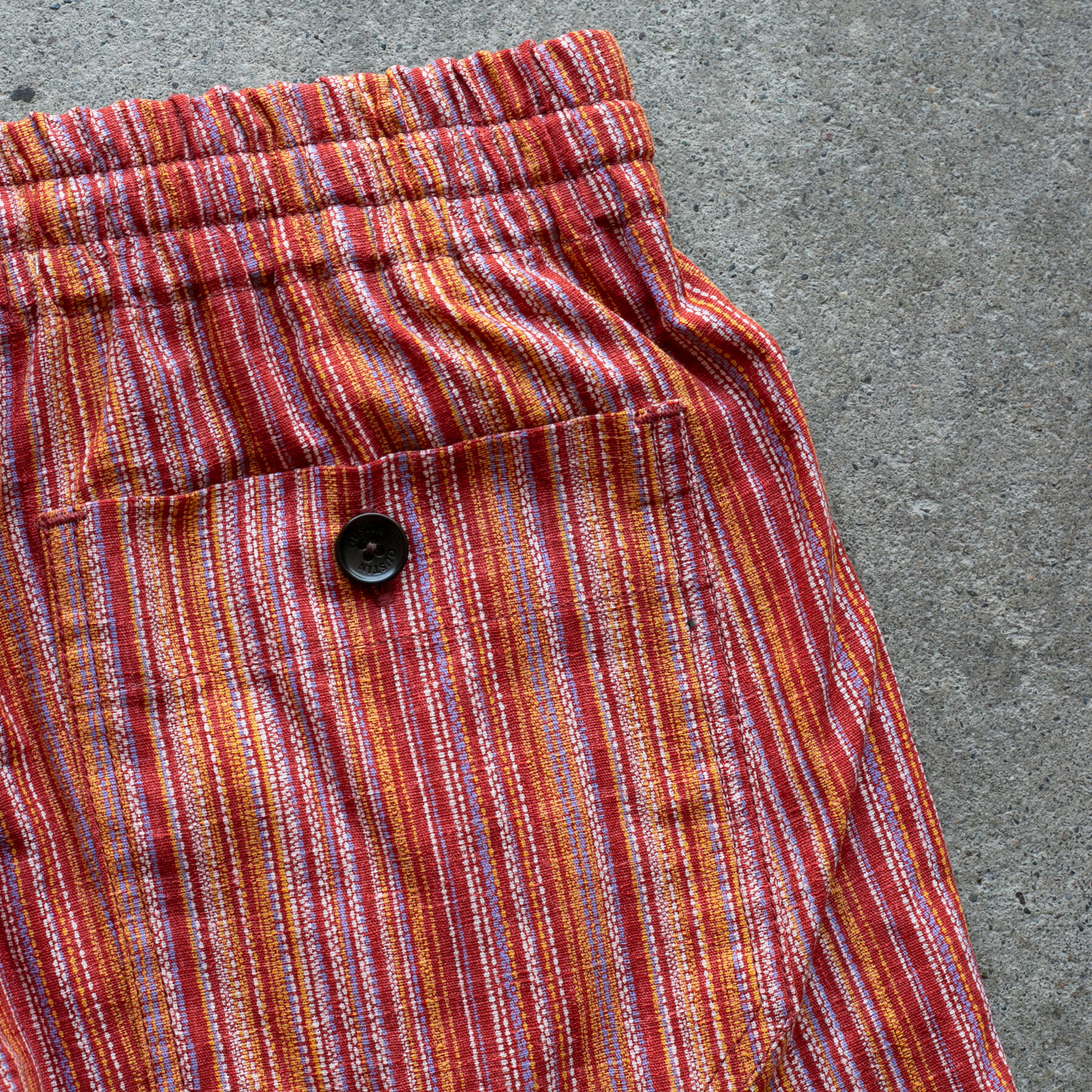 gustin vintage color wall joggers - sunset