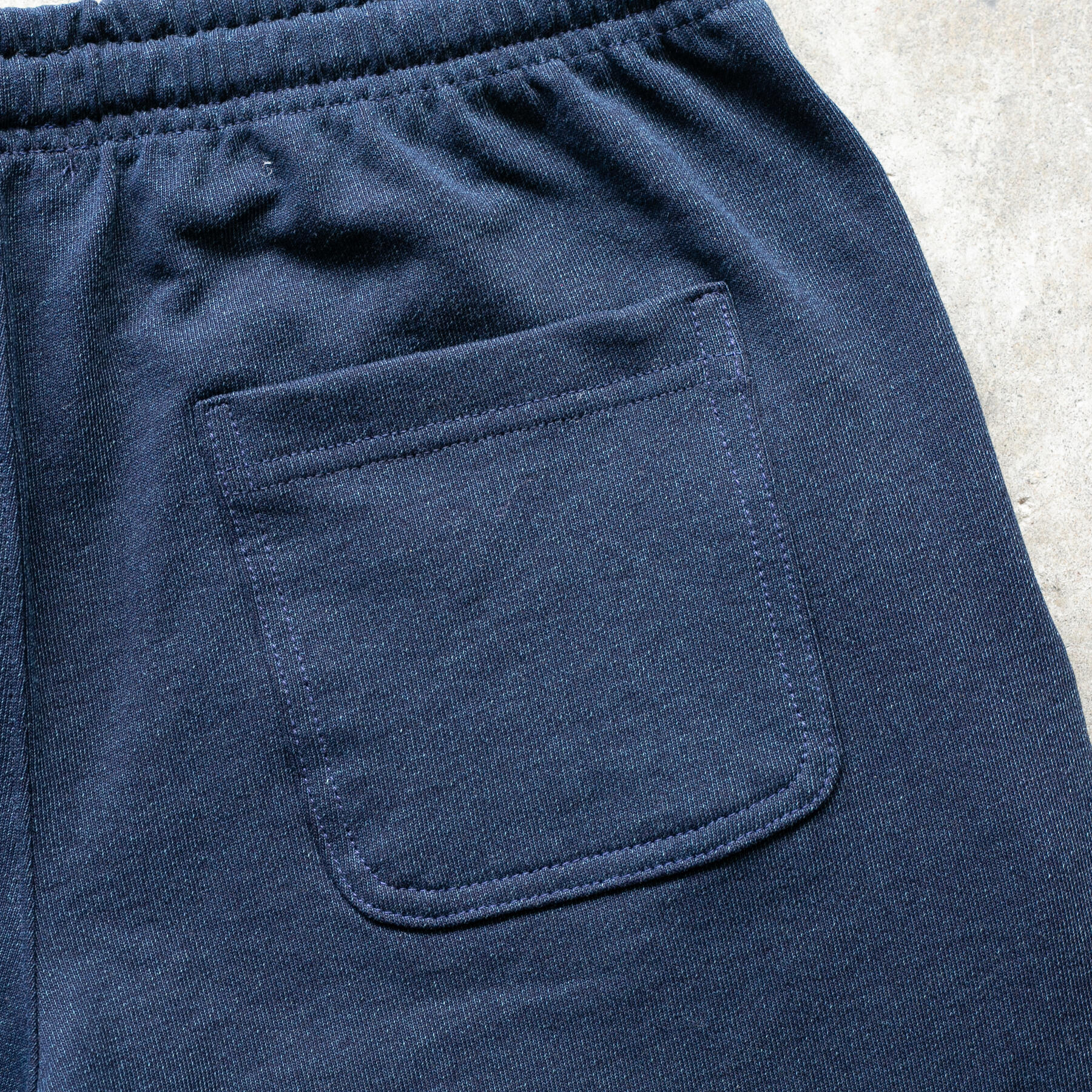 gustin overdye indigo dye sweatshorts - army