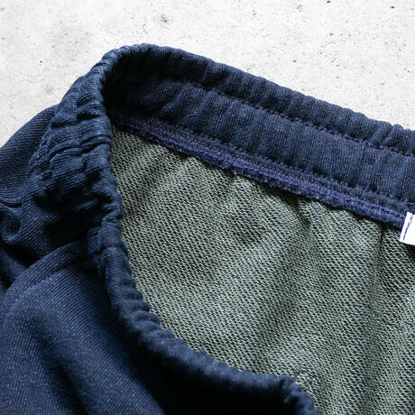 gustin overdye indigo dye sweatshorts collection