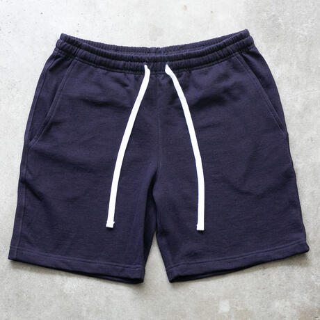 gustin overdye indigo dye sweatshorts collection