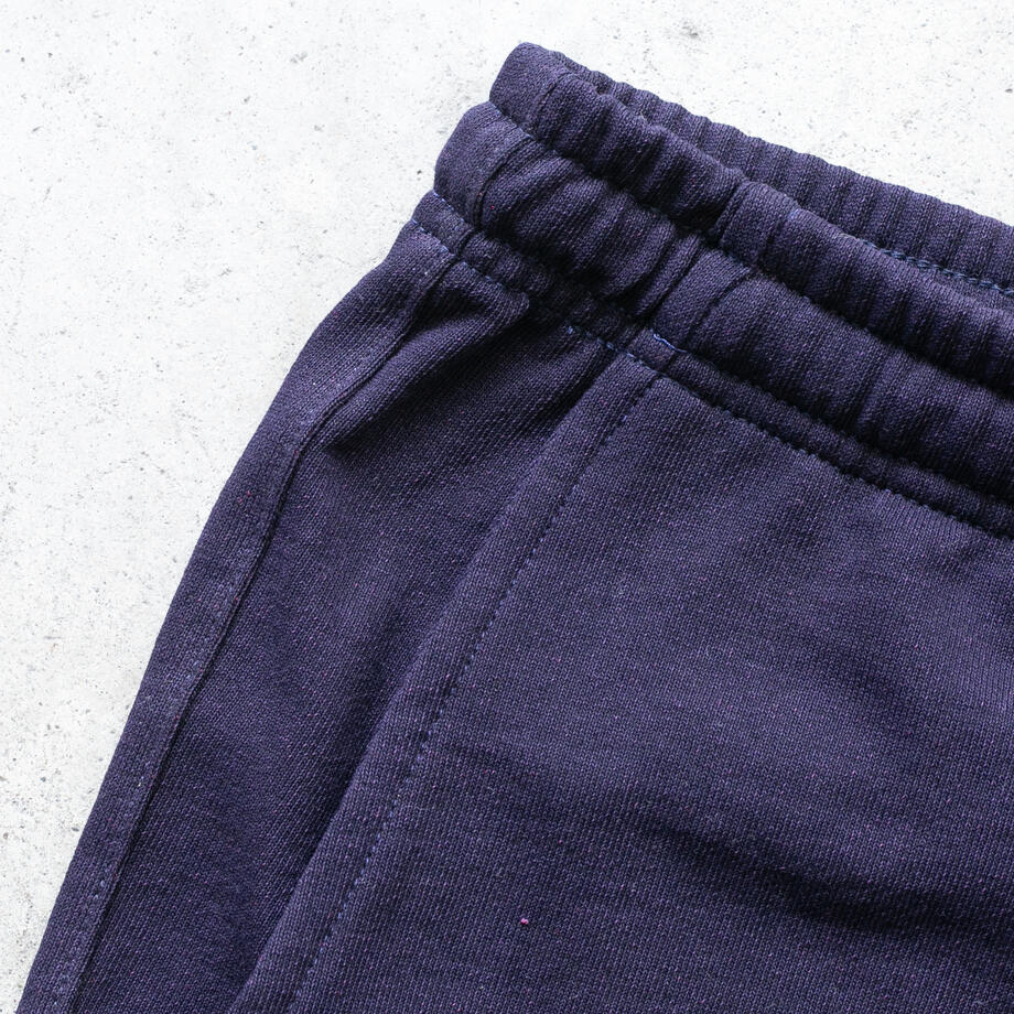 gustin overdye indigo dye sweatshorts collection