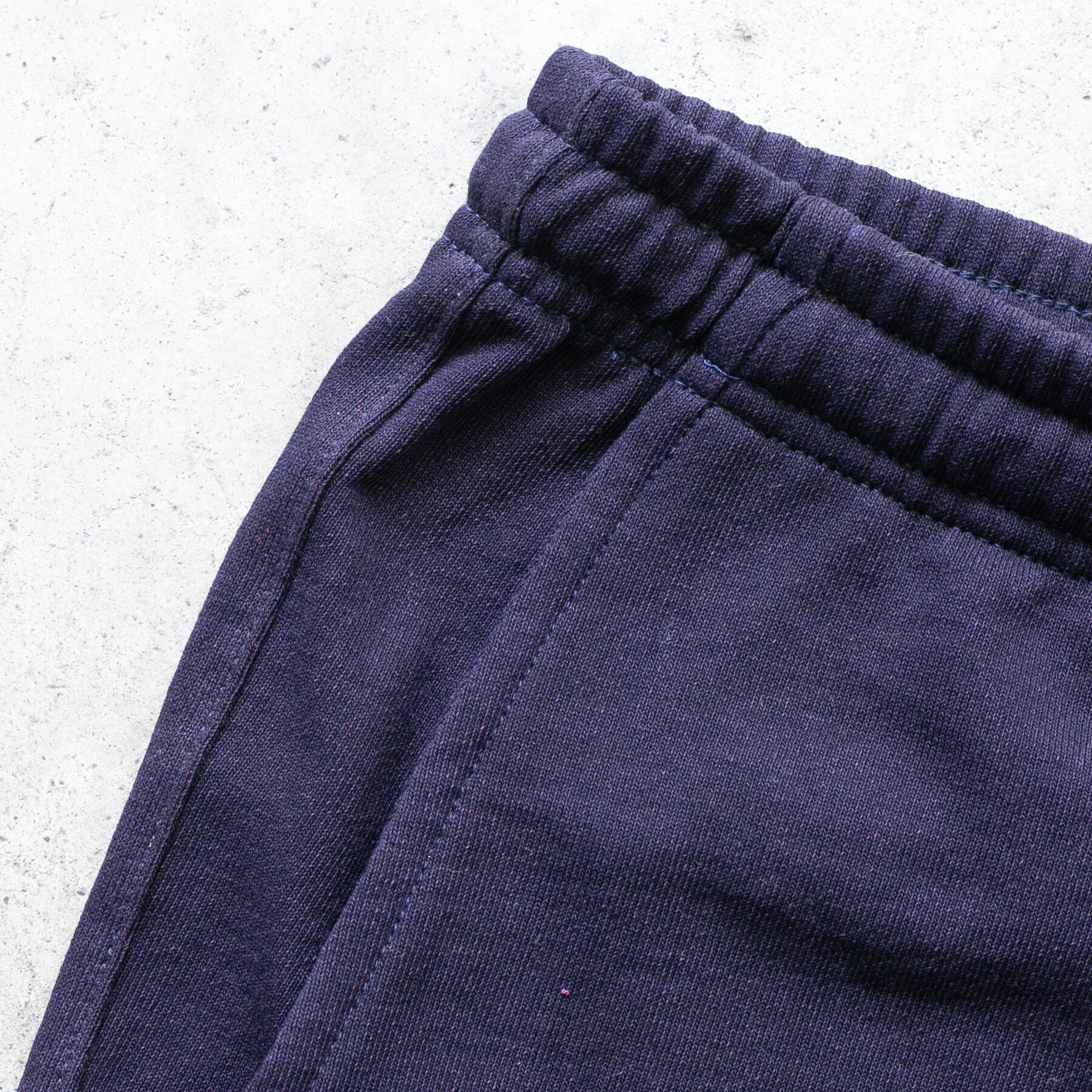 gustin overdye indigo dye sweatshorts collection
