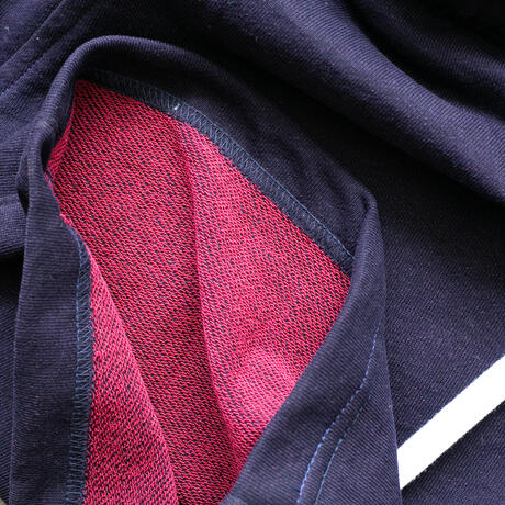 gustin overdye indigo dye sweatshorts collection
