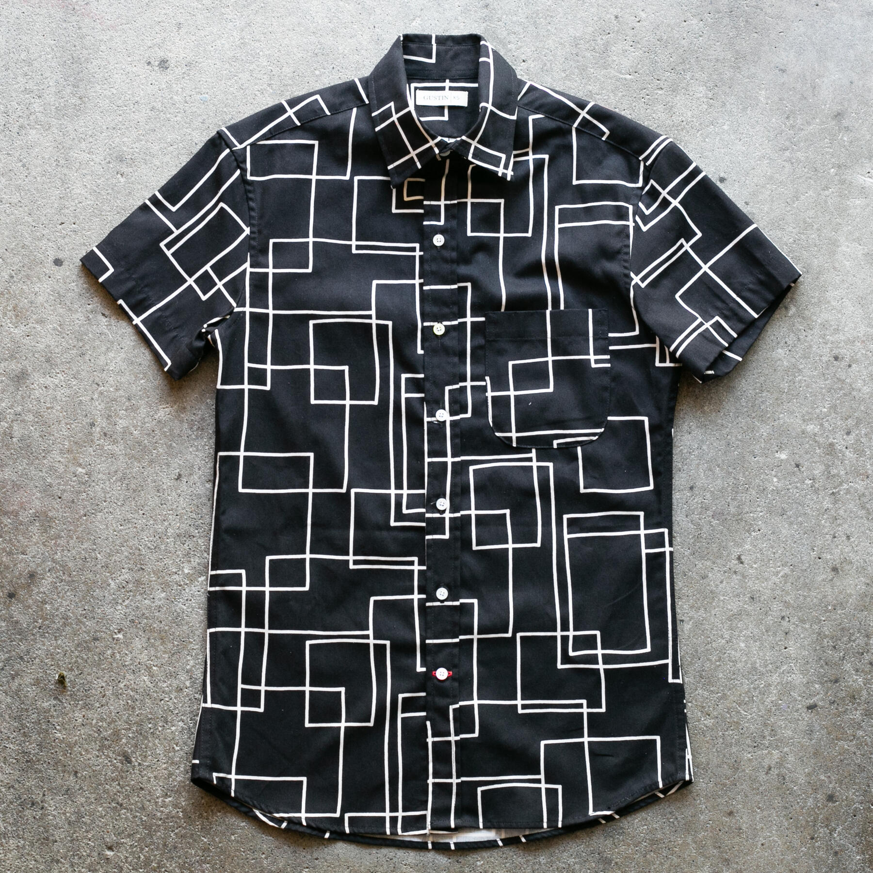 gustin #1295 midcentury maze - black