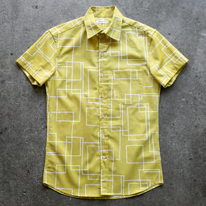 gustin #1296 midcentury maze - mustard