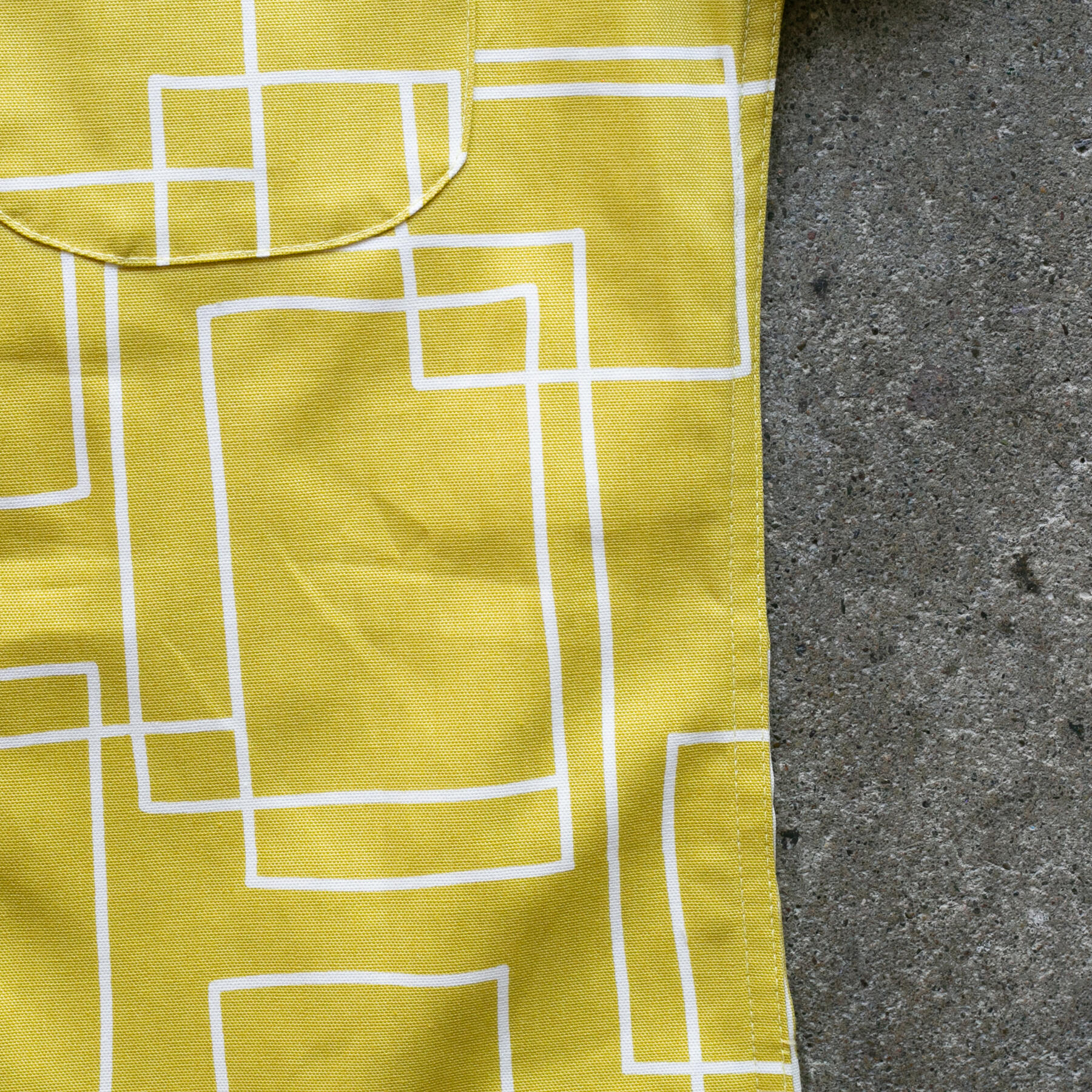 gustin #1296 midcentury maze - mustard