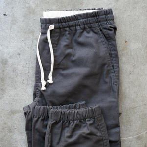 gustin #24 pima twill joggers - charcoal