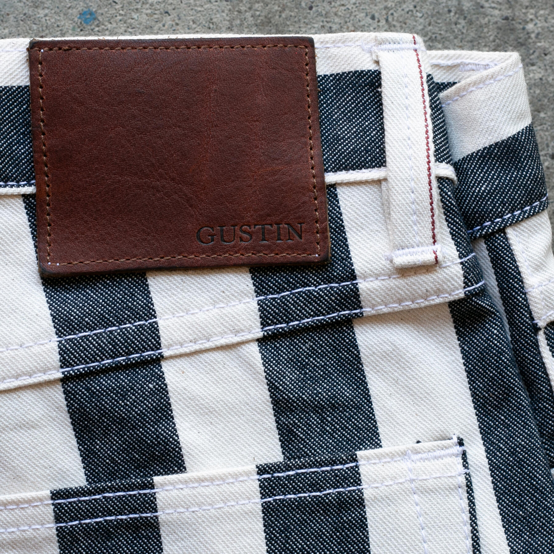 gustin #616 monster stripe selvedge