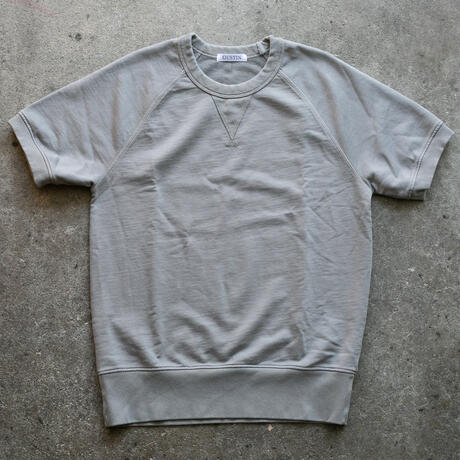 gustin short sleeve sweatshirt - green grey