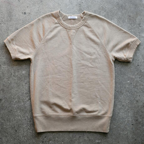 gustin short sleeve sweatshirt - british tan
