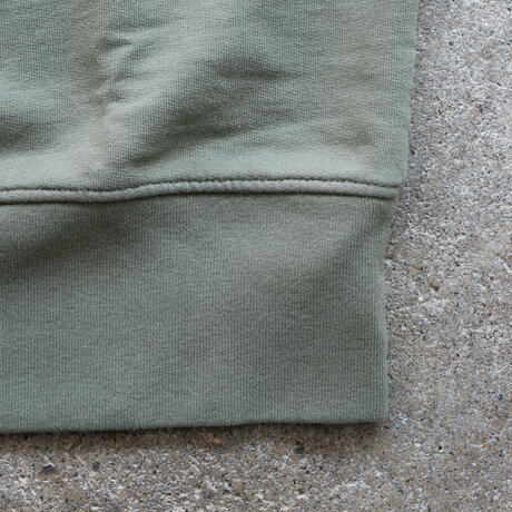gustin short sleeve sweatshirt - vintage army