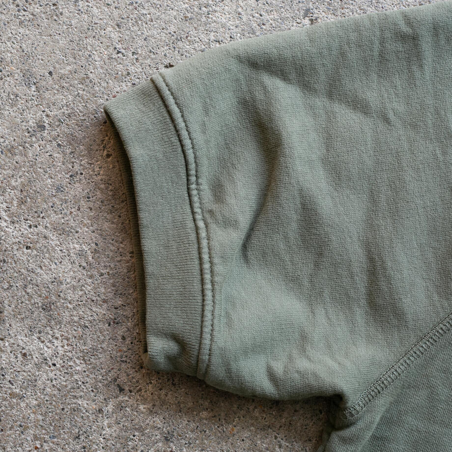gustin short sleeve sweatshirt - vintage army