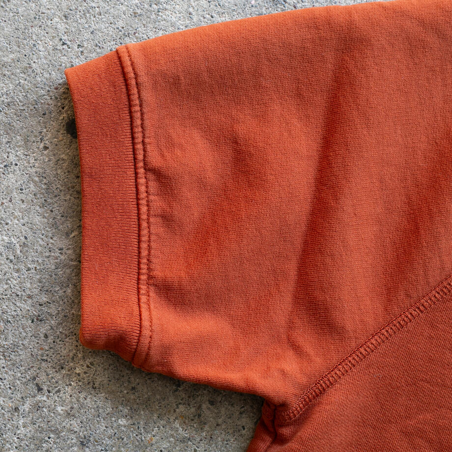 gustin short sleeve sweatshirt - burnt orange