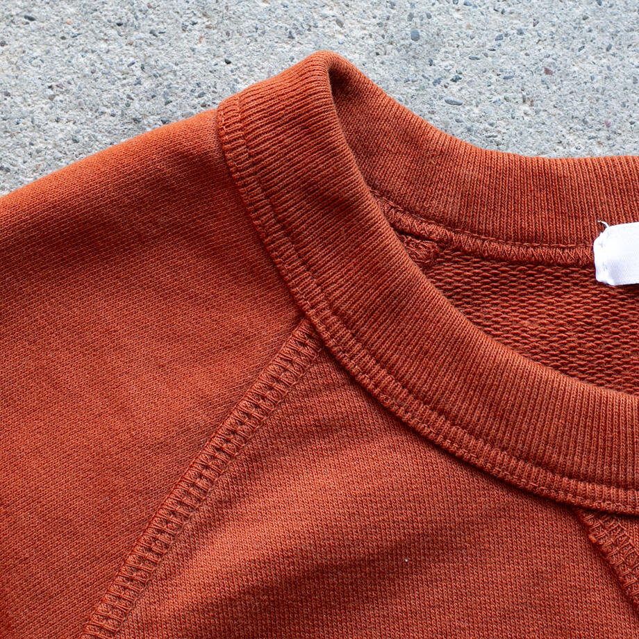 gustin short sleeve sweatshirt - burnt orange