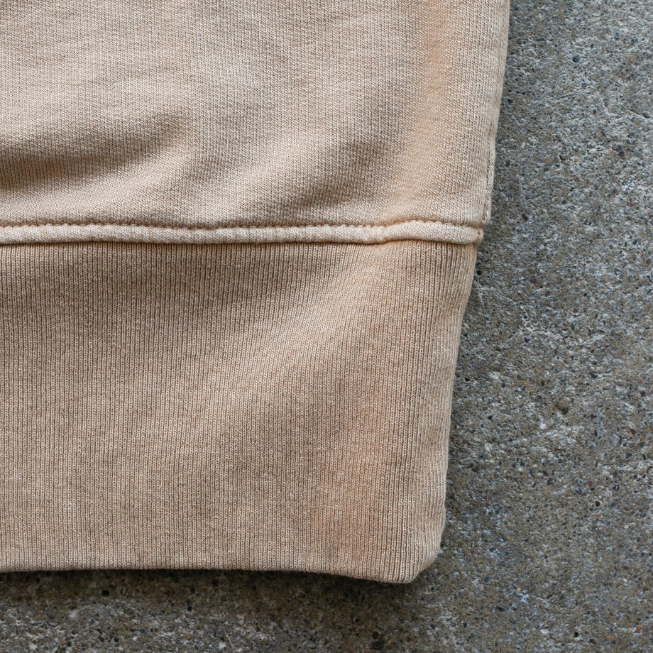 gustin short sleeve sweatshirt - british tan