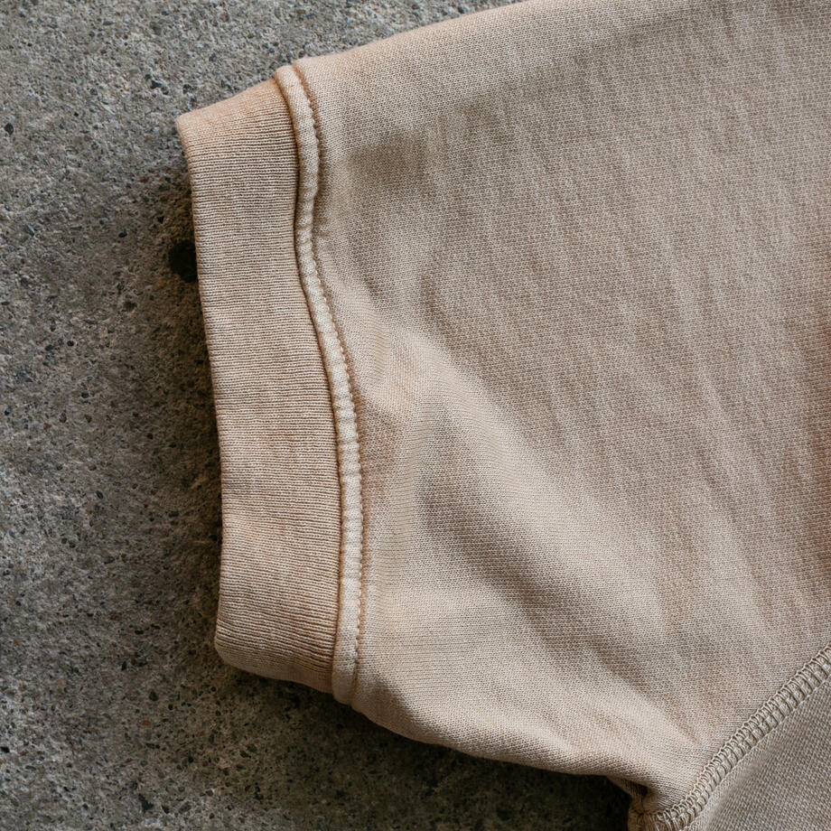 gustin short sleeve sweatshirt - british tan