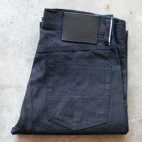 gustin #618 featherweight selvedge chambray - black x black