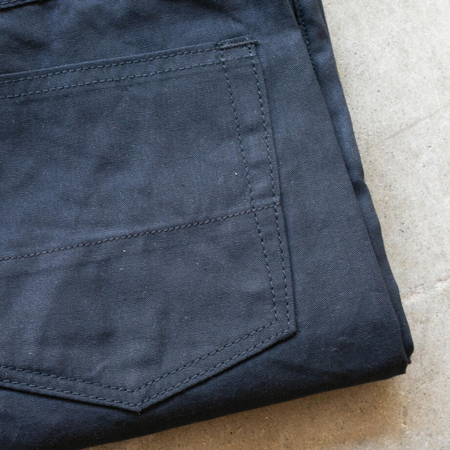 gustin #618 featherweight selvedge chambray - black x black