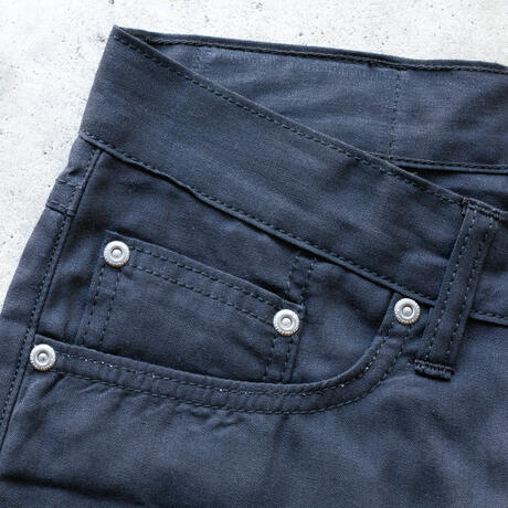 gustin #618 featherweight selvedge chambray - black x black