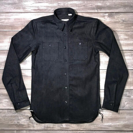 gustin #5 heavy black workshirt