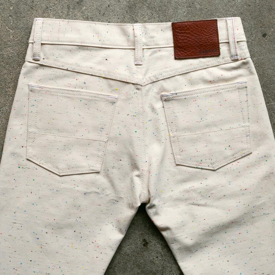 gustin #604 rainbow nep selvedge canvas