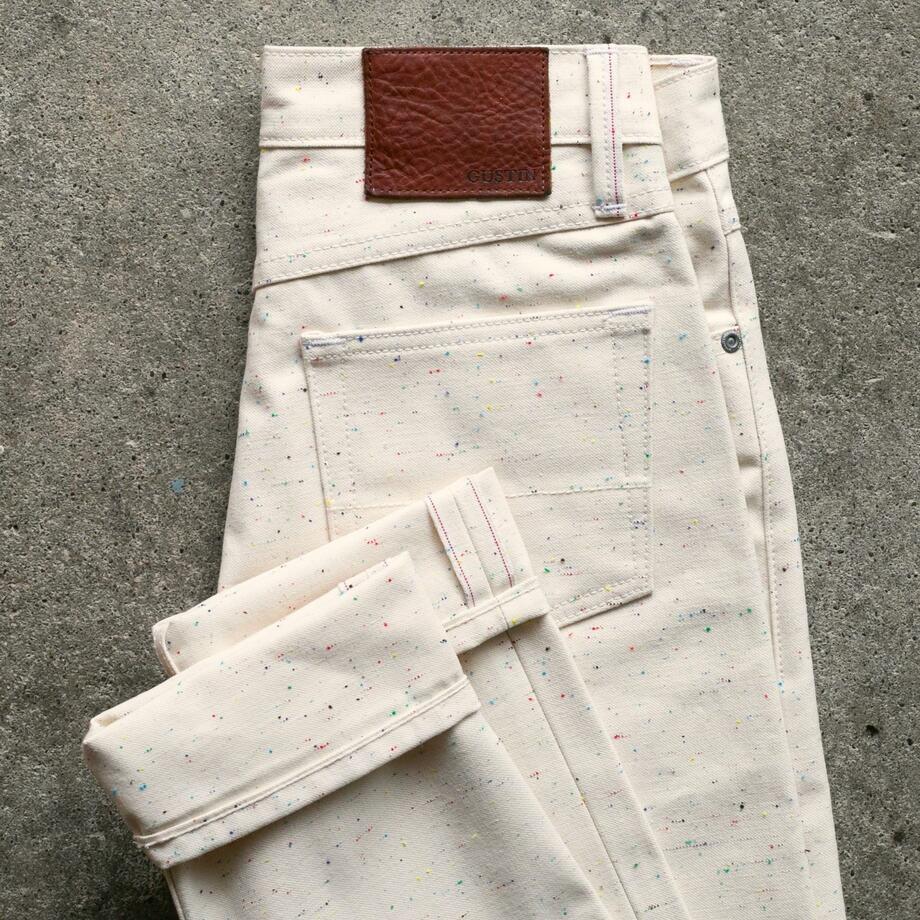 gustin #604 rainbow nep selvedge canvas