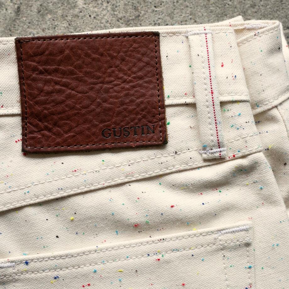 gustin #604 rainbow nep selvedge canvas