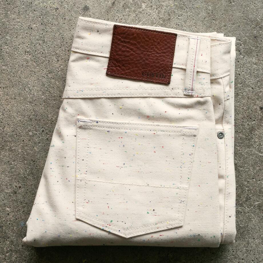 gustin #604 rainbow nep selvedge canvas