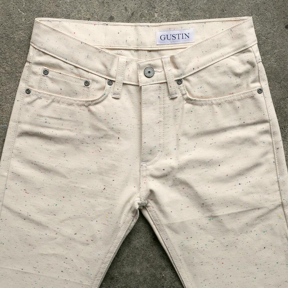 gustin #604 rainbow nep selvedge canvas