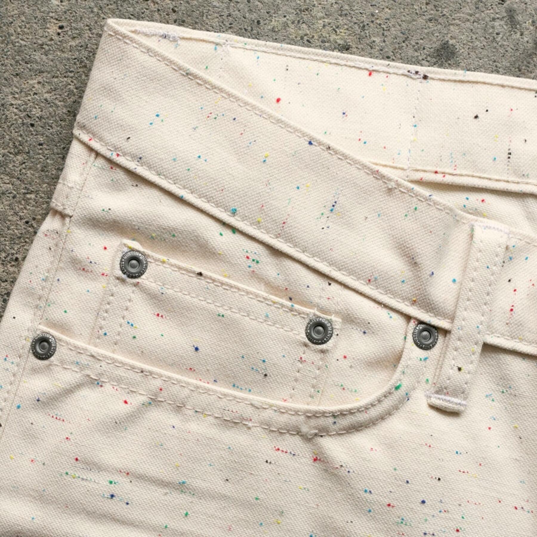 gustin #604 rainbow nep selvedge canvas
