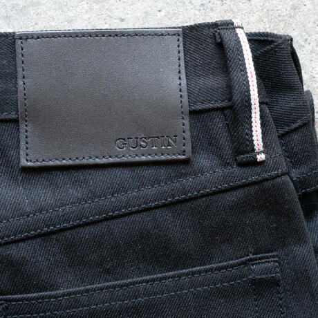 gustin #620 cone mills experimental selvedge - the black x black
