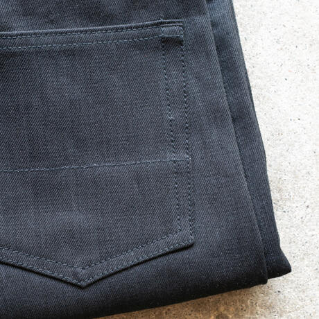 gustin #620 cone mills experimental selvedge - the black x black