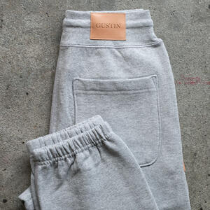 gustin vintage heavyweight sweatpants - heather grey