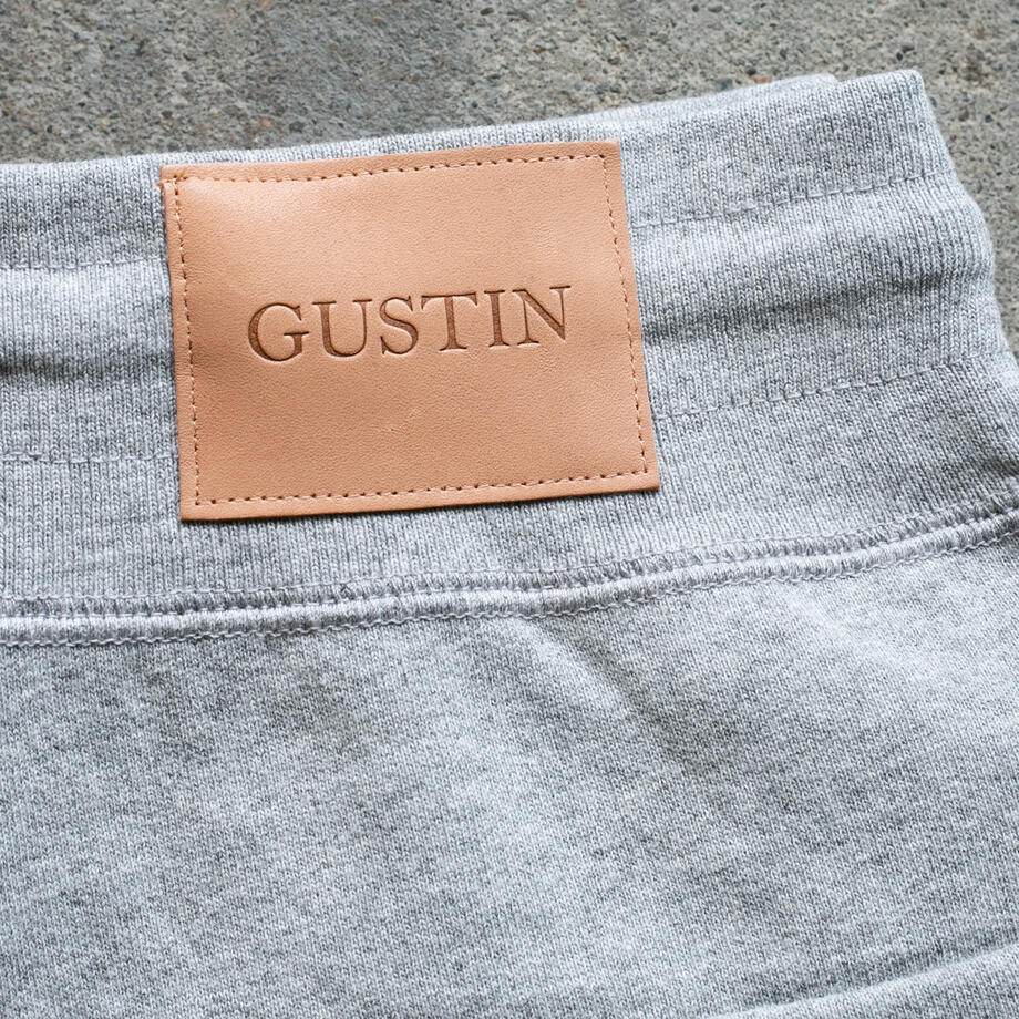 gustin vintage heavyweight sweatpants - heather grey
